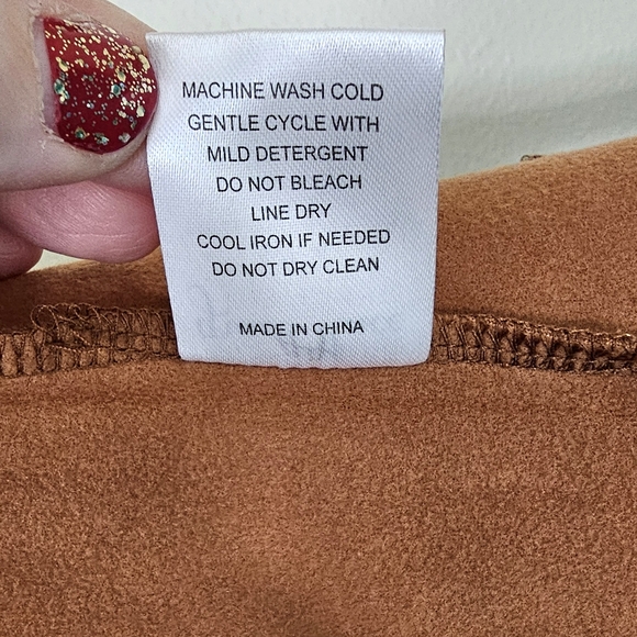 Grace & Lace Move Free Leather Like Camel Moto - Picture 8 of 12